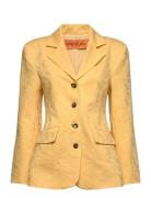 2346 Textured Cotton Jacquard, Fitt STINE GOYA Yellow