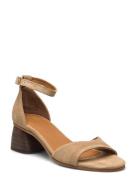 Sandals - Block Heels ANGULUS Beige
