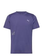 M Run Graphic Mesh Tee? PUMA Blue