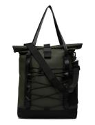 Trail Rolltop Tote Bag W3 Rains Green