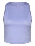 Laser Mesh Crop Top Casall Blue