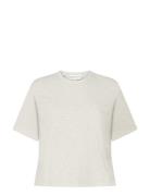 Slub Cropped Tee Röhnisch Beige