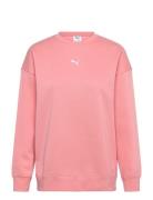 Ess Over D Crew Fl PUMA Pink
