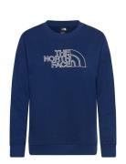 W Drew Peak Light Crew The North Face Blue