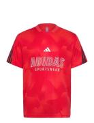 M Tiro Np Tee Adidas Sportswear Red