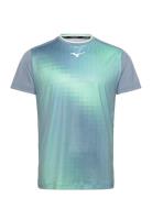 Frontier Shadow Graphic Tee Mizuno Blue