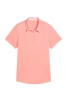 W Pique Accent Ss Polo PUMA Golf Pink