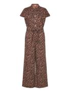Mathildell Jumpsuit Ss Lollys Laundry Brown