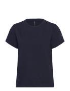 W Wave Tee Sail Racing Navy