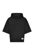 Organic Short Sleeve Hoodie 7 DAYS Active Black