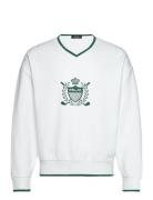 Relaxed Fit Crest Double-Knit Sweatshirt Ralph Lauren Golf White