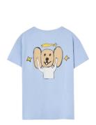 Rooster Kid T-Shirt Soft Blue THE ANIMALS OBSERVATORY Blue