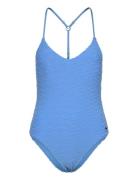 Nike Swoosh Terry Towelling V Neck Piece NIKE SWIM Blue