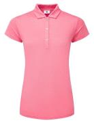 Painted Floral Cap Sleeve Lisle FootJoy Pink