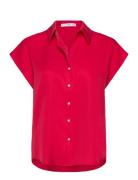 Lyocell Sleeveless Shirt Mango Red