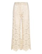 Natalina Guipure Lace Pants Malina Cream