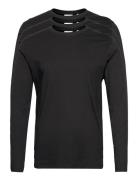 3Pk Basic Tee L/S Lindbergh Black