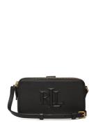 Leather Medium Witley Crossbody Wallet Lauren Ralph Lauren Black