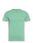 Custom Slim Fit Jersey Crewneck T-Shirt Polo Ralph Lauren Green