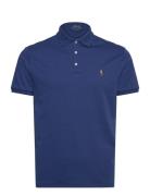 Custom Slim Fit Soft Cotton Polo Shirt Polo Ralph Lauren Navy