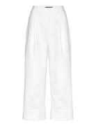 Double-Faced Stretch Cotton Ankle Pant Lauren Ralph Lauren White
