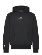 Logo Double-Knit Hoodie Polo Ralph Lauren Black