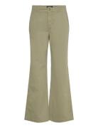 Cotton Twill Wide-Leg Pant Lauren Ralph Lauren Green