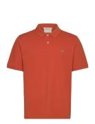 Reg Shield Ss Pique Polo GANT Orange