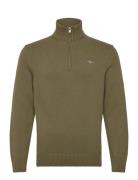 Casual Cotton Half Zip GANT Grey