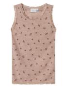 Nmfwang Wool Needle Tank Top Name It Pink