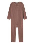 Nmfwang Wool Needle Nightsuit Solid Noos Name It Brown