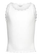 Rkbalta Modal Sl Short Lace Top Rosemunde Kids White