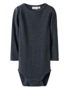 Nbnwax Wool Rib Ls Body Noos Name It Navy
