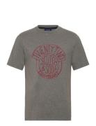 Denim Artwork T-Shirt Scotch & Soda Grey