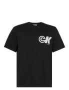 Ss 20S Ck Sport Logo Graphic Tee Calvin Klein Jeans Black