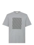 Ss 20S Ck Macro Aop Puff Graphic Calvin Klein Jeans Grey