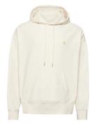 Premium Terry Monogram Hoodie Calvin Klein Jeans Cream