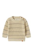 Nbmemlen Ls Knit Stripe Lil Lil'Atelier Beige
