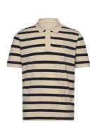 Striped Polo GANT Beige