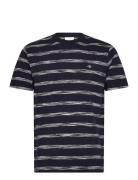 Striped Ss T-Shirt GANT Navy