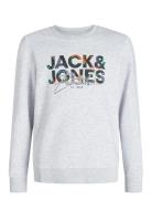 Jjgeplas Sweat Crew Neck Jnr Jack & J S White