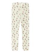 Nmfwang Wool Rib Legging Aop Name It Cream