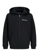 Jornorrebro Emb Sweat Zip Hood Jnr Jack & J S Black
