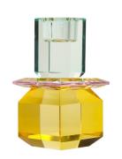 Crystal Candle Holder C'est Bon Yellow