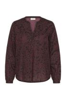 Kabeathe Blouse Kaffe Brown