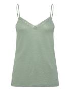 Rwamina Sl Regular Strap Top Rosemunde Green