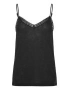Rwamina Sl Regular Strap Top Rosemunde Black