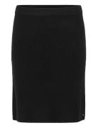Crdela Knit Skirt Cream Black