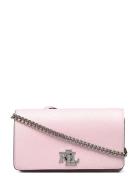 Crosshatch Crossbody Turn-Lock Tech Case Lauren Ralph Lauren Pink
