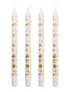 Classic Candles - Gift Box W. 4 Pcs Kunstindustrien White